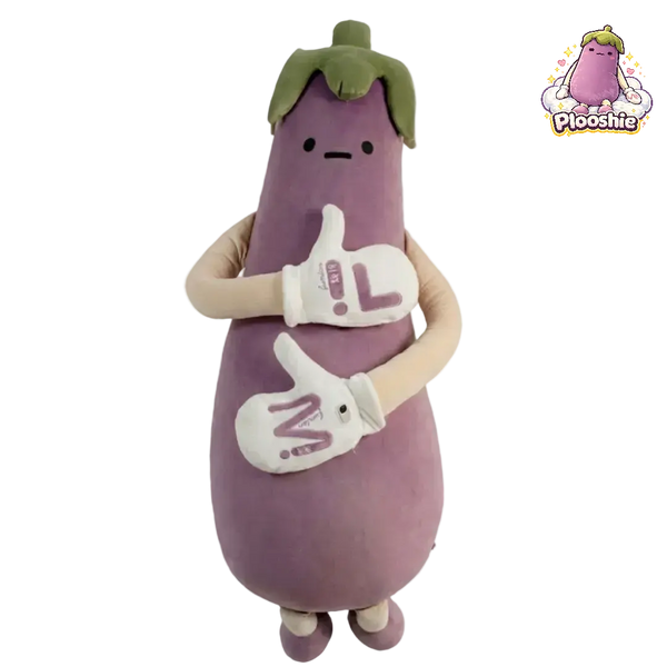 Sir Eggplant Patting Doll MimiGirly